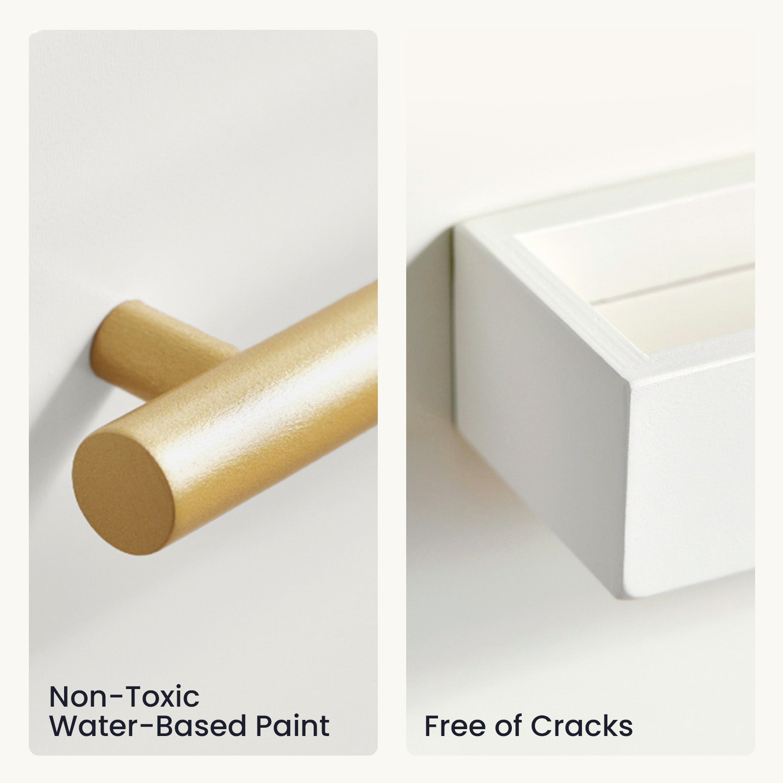 Play Kitchen Accessories – Play Kitchen Fridge: Wooden Cabinet Refrigerator for Kids