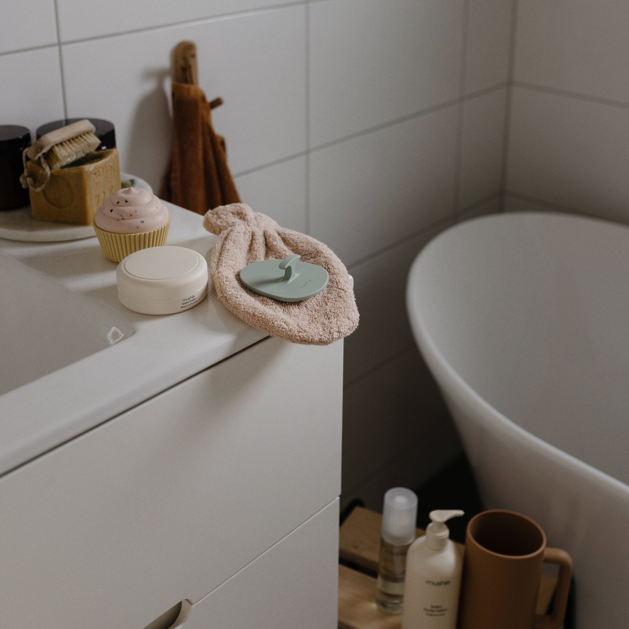 Organic Cotton Baby Bath Mitt 2-Pack