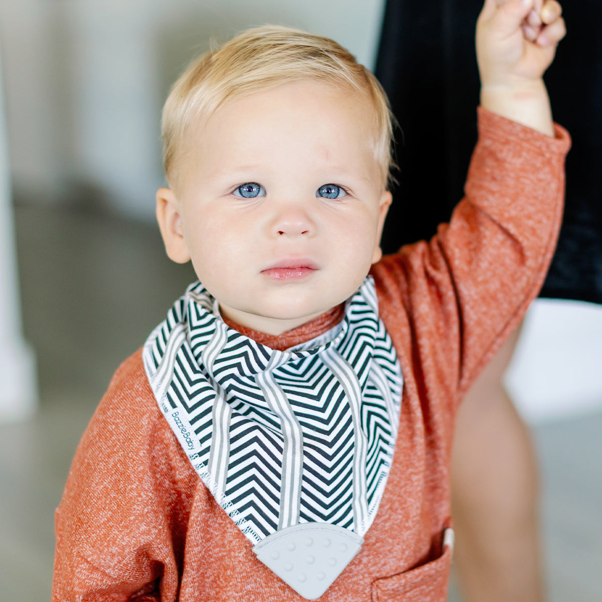 Banda Bib with Teether Attached - Various Colors - Bazzle Baby