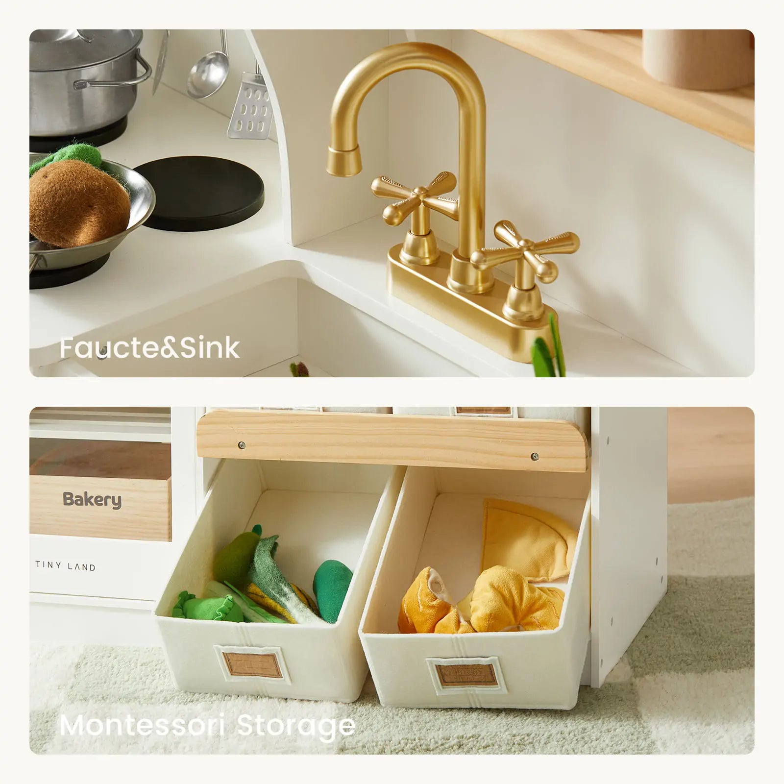 Serenity Play Kitchen - Cream