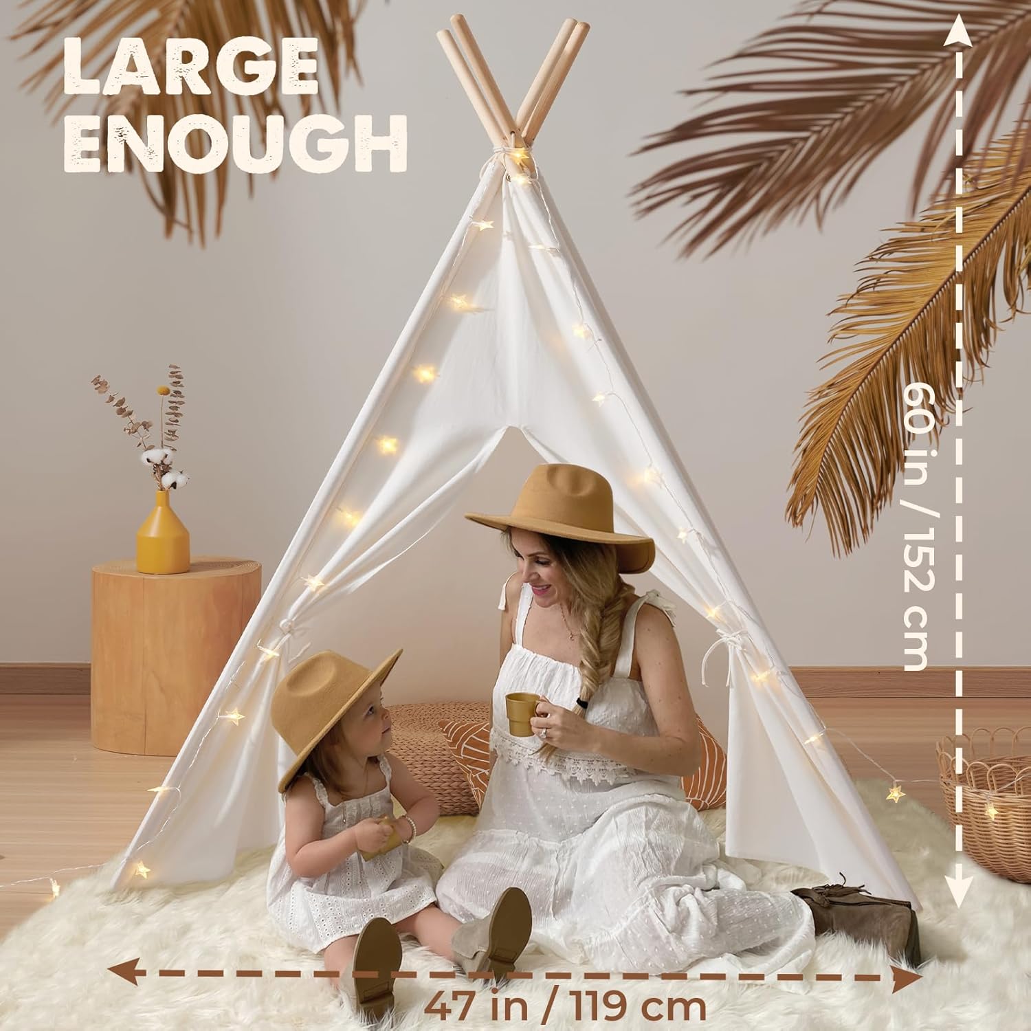 Premium Teepee for Kids with Mat