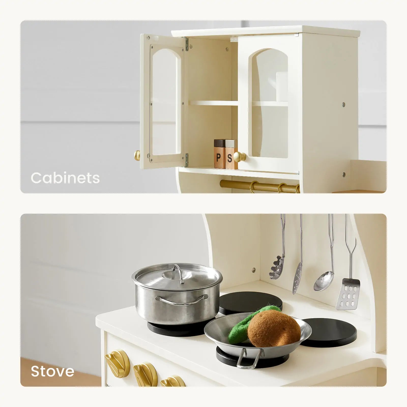 Serenity Play Kitchen - Cream