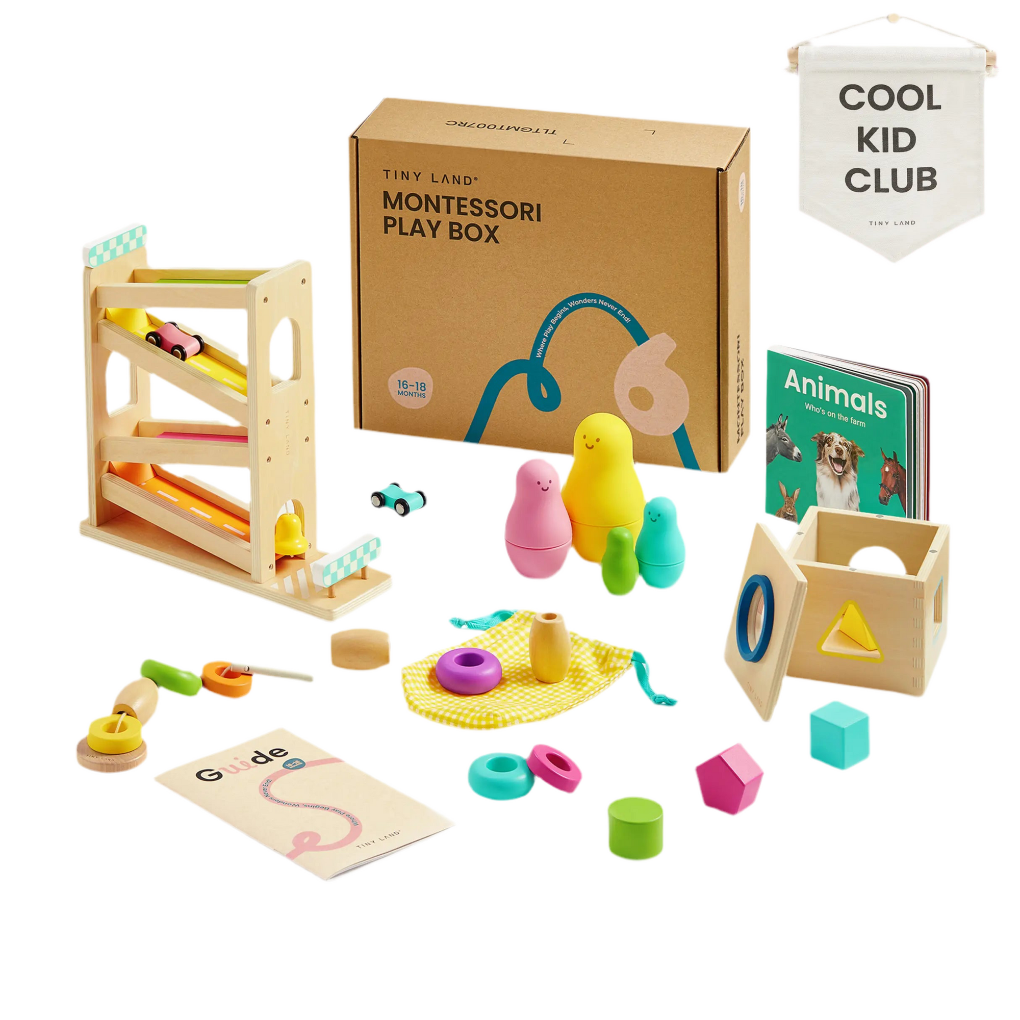 Tiny Land® Montessori Toys Set for Toddlers (16-18 month)