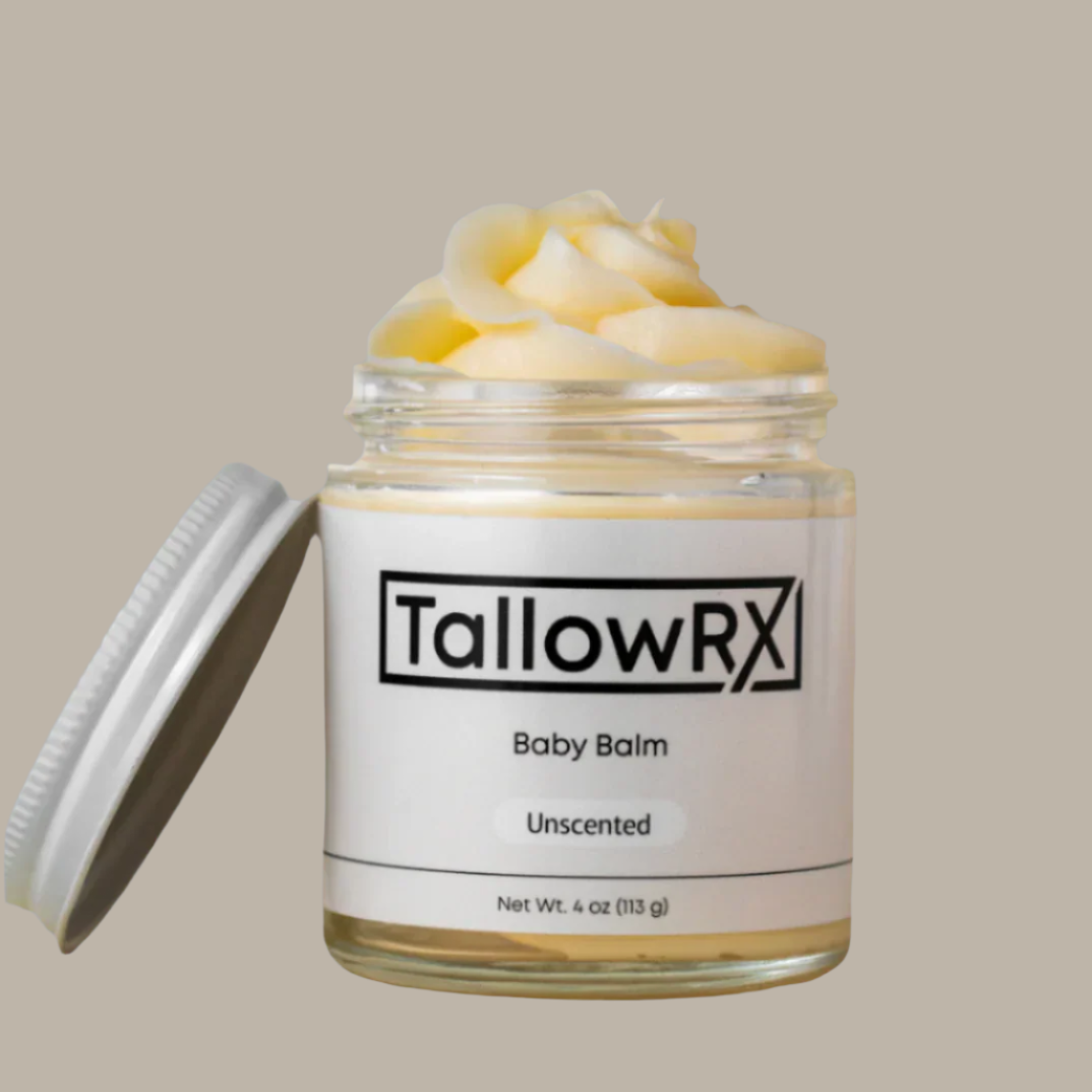 Tallow Baby Balm for Delicate Skin - For Diaper Rash & All Natural Skin Hydration