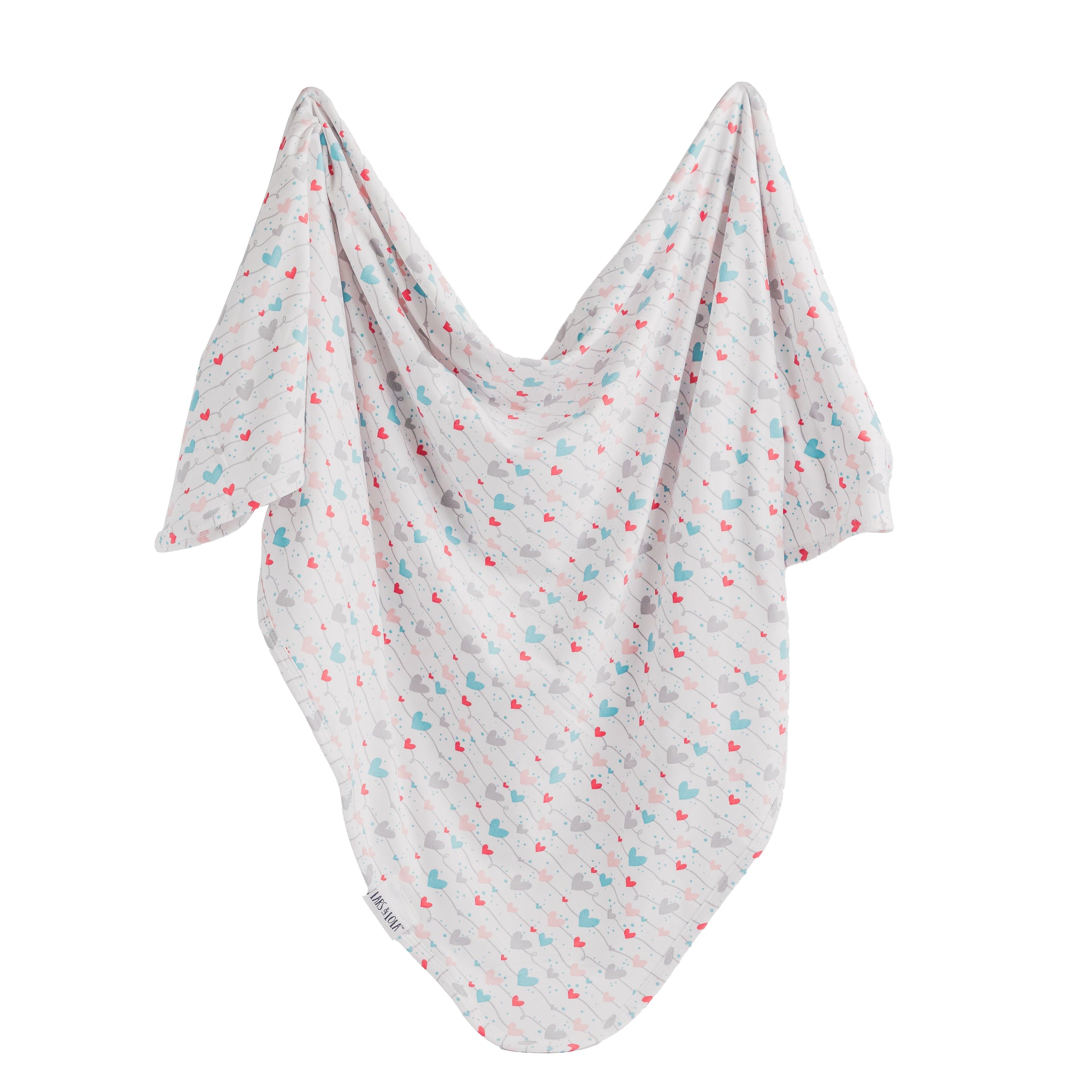 Lars & Lola Swaddle Blanket - Sweetheart