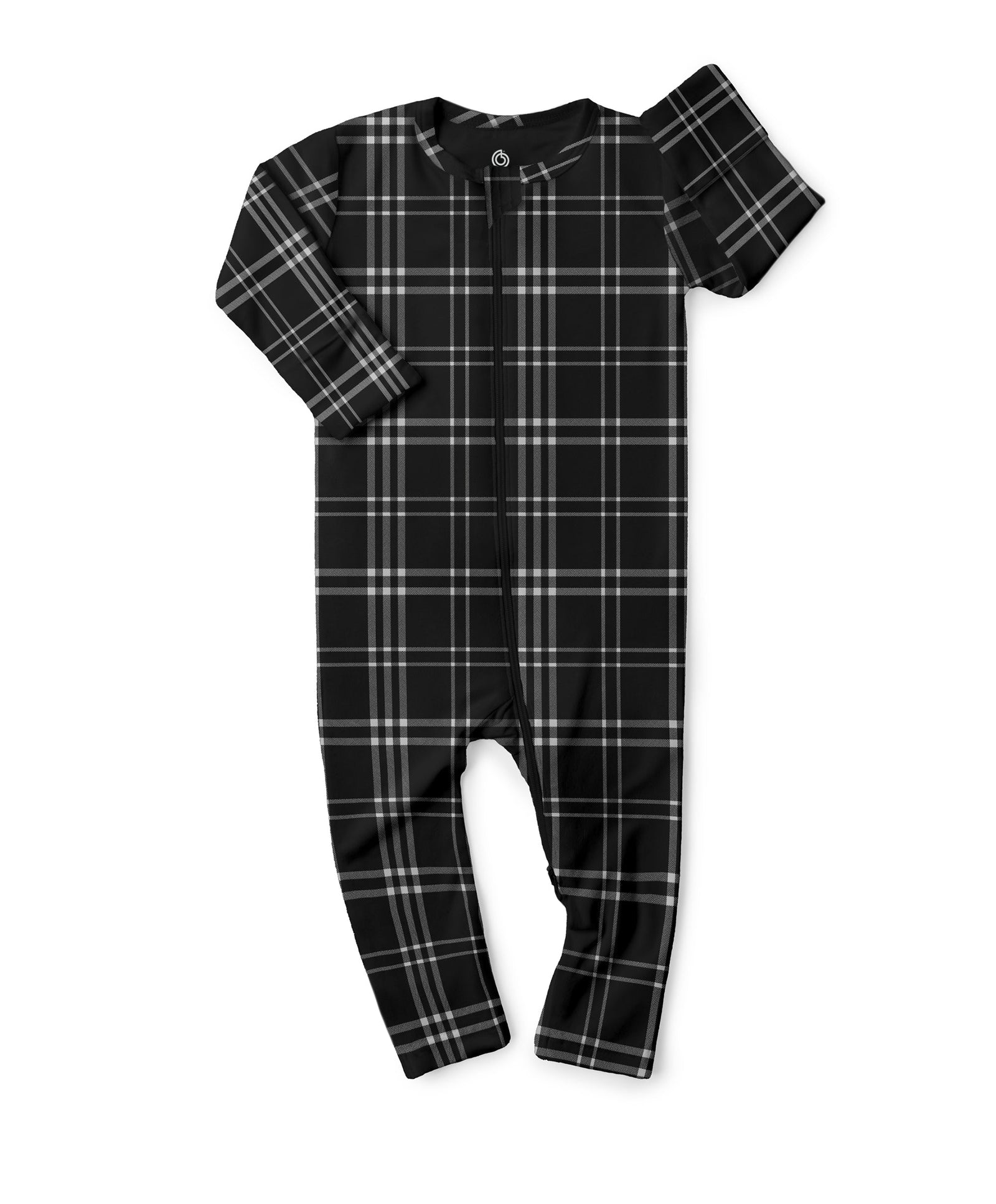 Black Plaid LUXIE® - Ultra Cozy Baby Pajamas