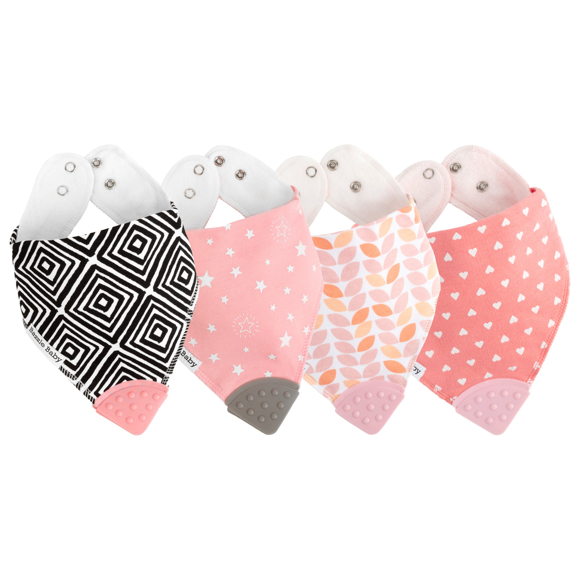 Bandana Bib Teether 4-Packs