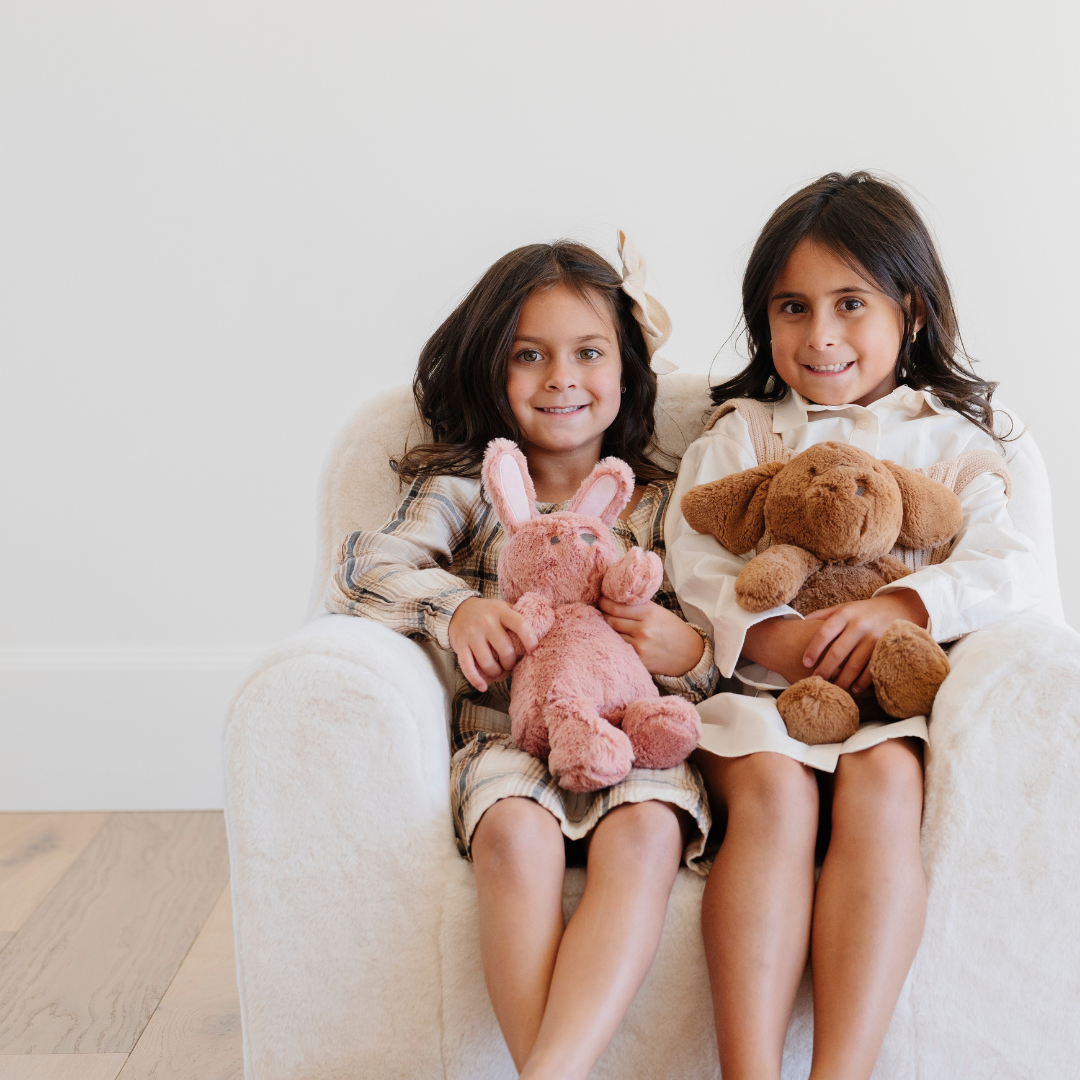 Stuffed Animals - Puppy, Bunny, Bear, Elephant, Lamb