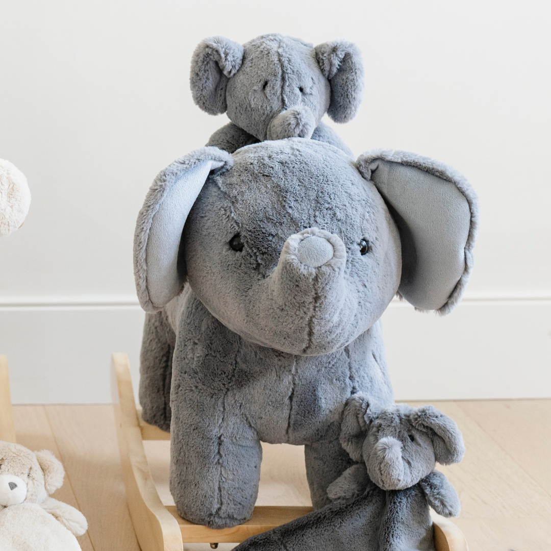 Stuffed Animals - Puppy, Bunny, Bear, Elephant, Lamb