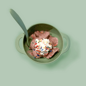 Foodie® Suction Bowls with Lid + Spoon