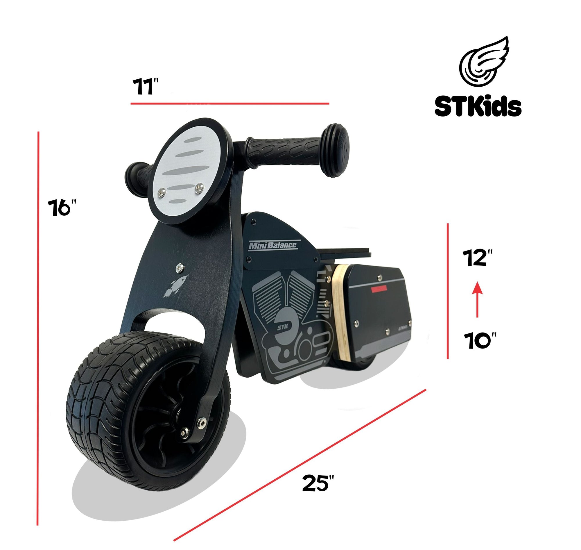 Baby Balance Bike MiniBalance King of Block