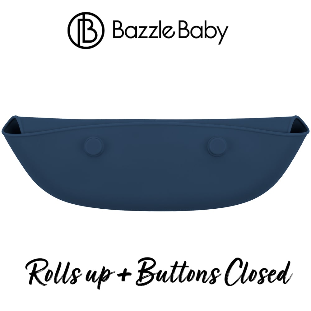 Foodie® Bib All Silicone 2-Pack: Navy & Teal