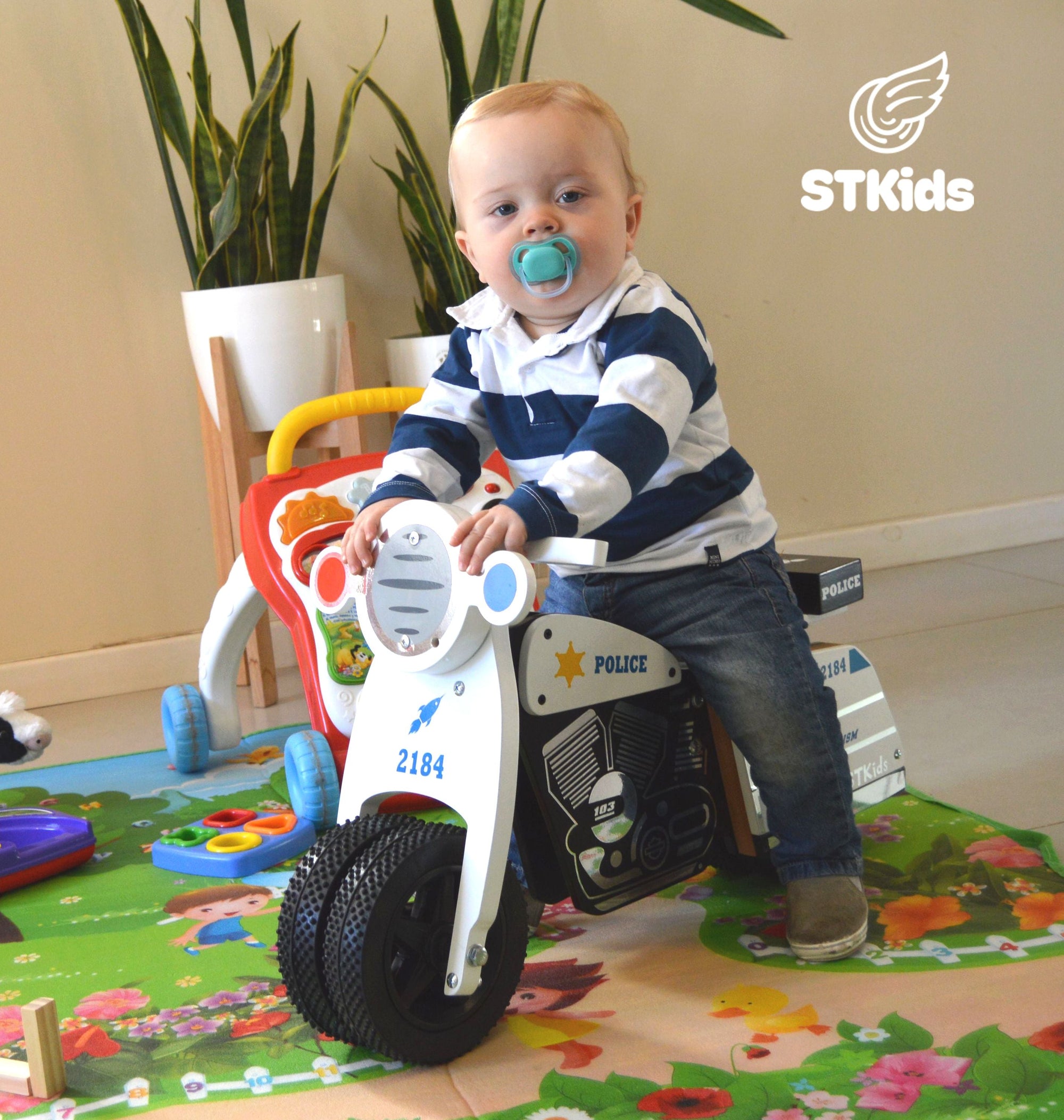 Baby Balance Bike MiniBalance Police Patrol