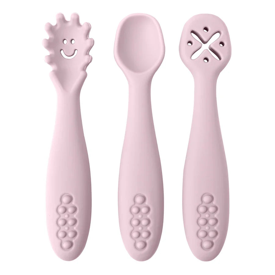 Silicone Learning Spoons for Toddler - Set of 3