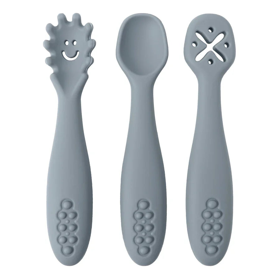 Silicone Learning Spoons for Toddler - Set of 3