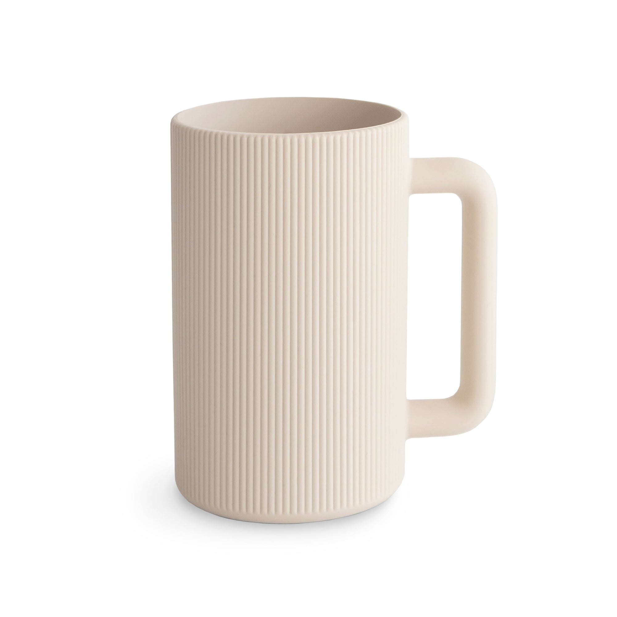 Fluted Modern Baby Bath Time Rinse Cup