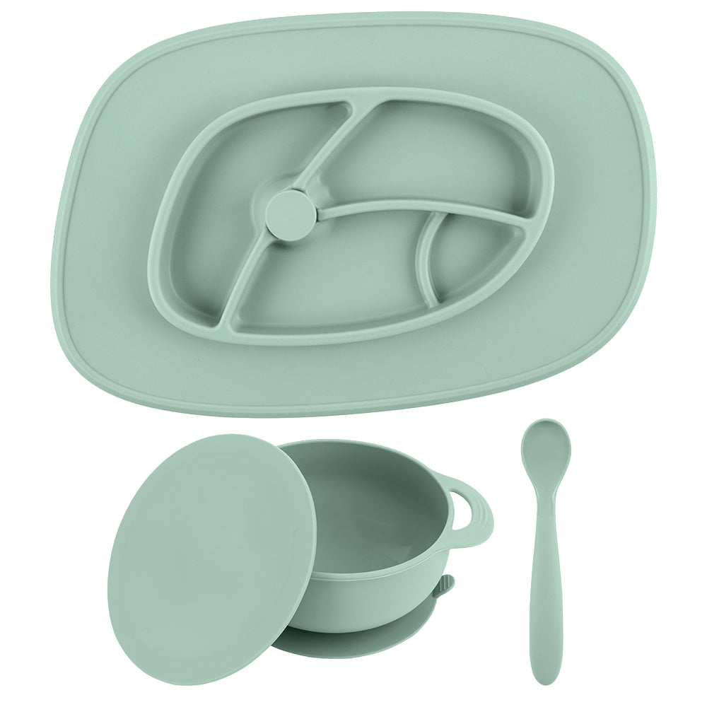 Foodie® Feeding Mat and Bowl Set: Assorted Colors