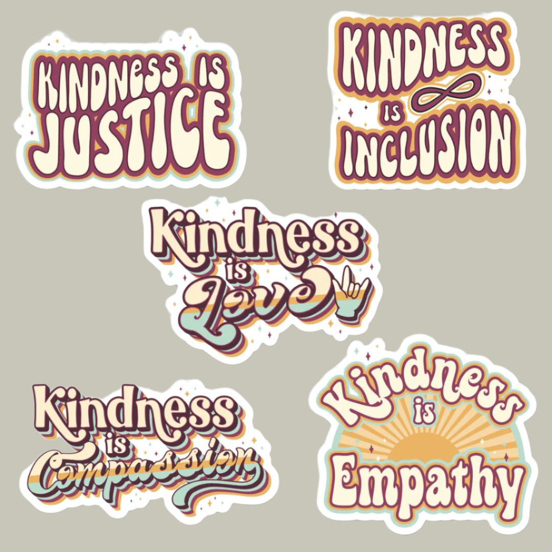 'Kindness Is' Sticker Pack