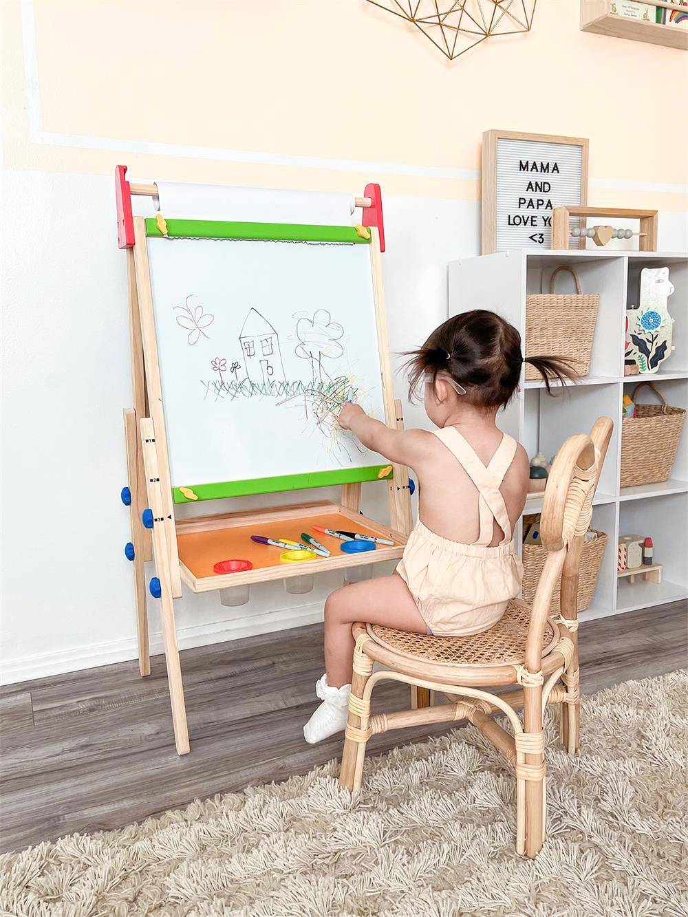 3-in-1 Art Easel & Paper Roll Set