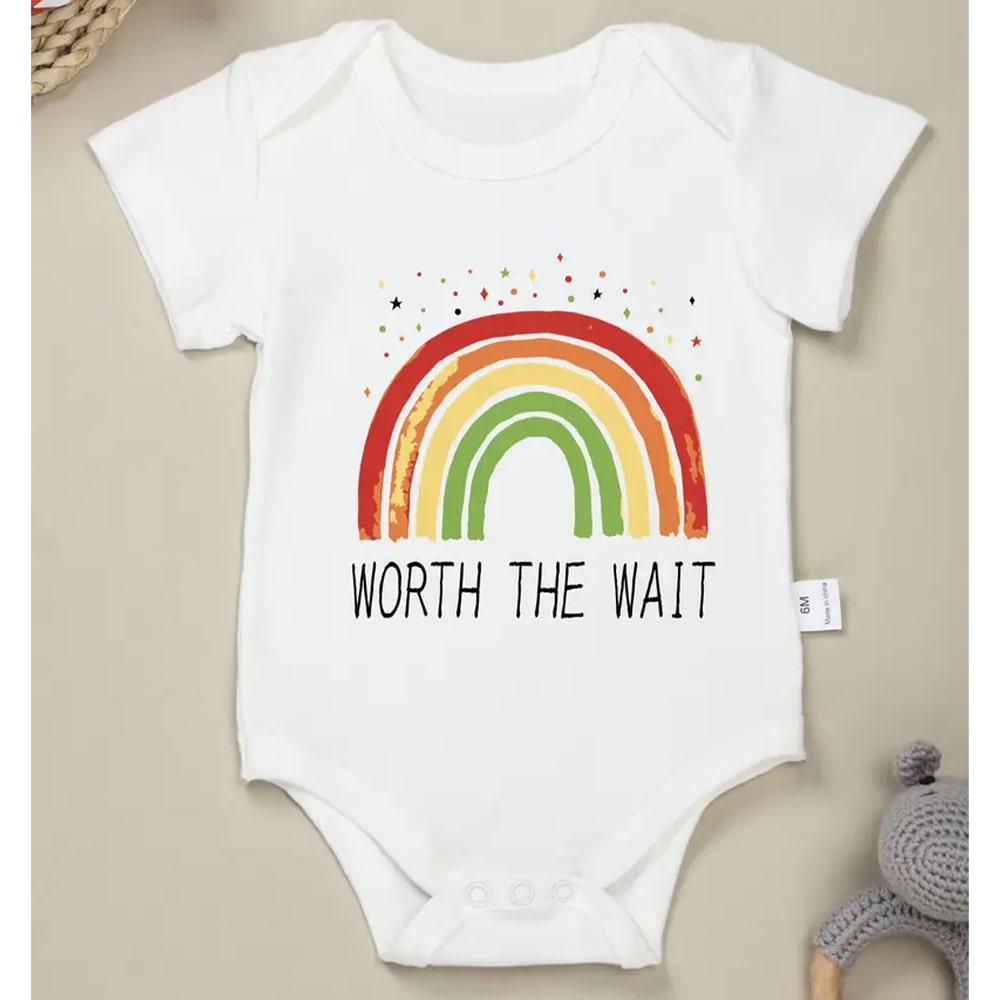 Rainbow Worth the Wait Onesie