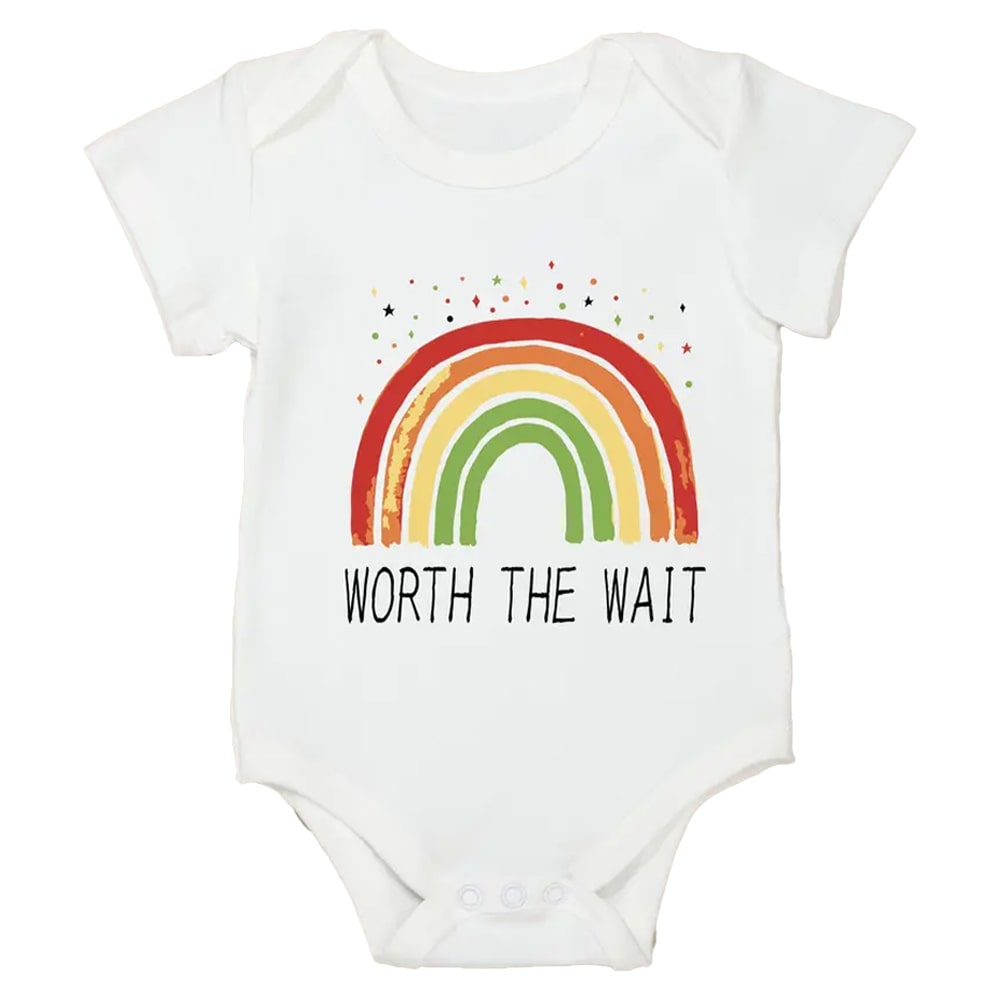 Rainbow Worth the Wait Onesie