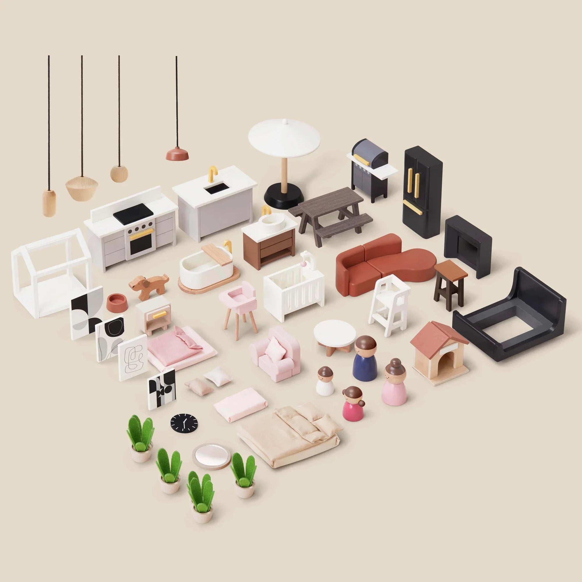 Sweetwood Chic Modern Family Dollhouse