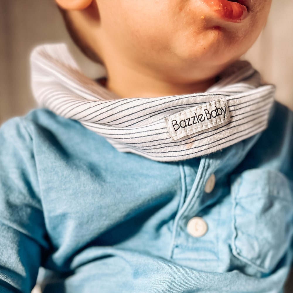 Bazzle Baby BandoBib Infinity Scarf Drool Bib 2 Pack - Various Colors