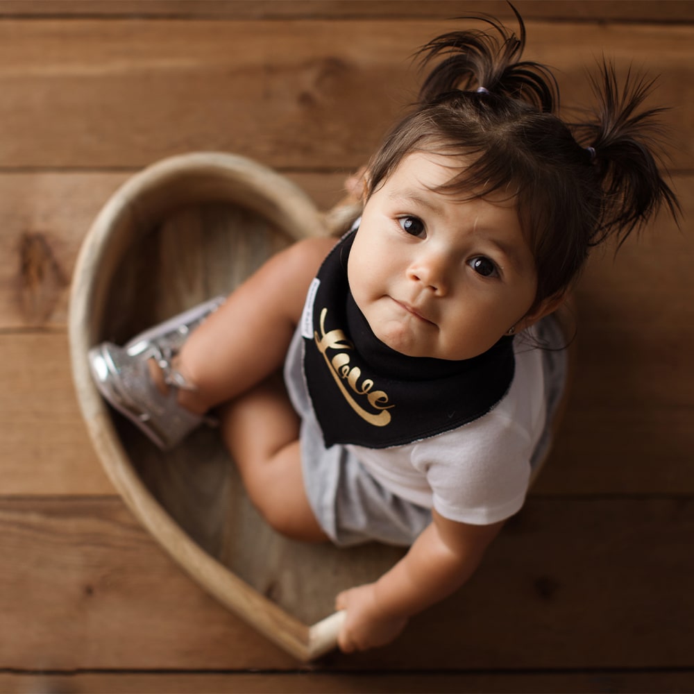 Bazzle Baby Bandana Bib 4-Pack - Various Colors