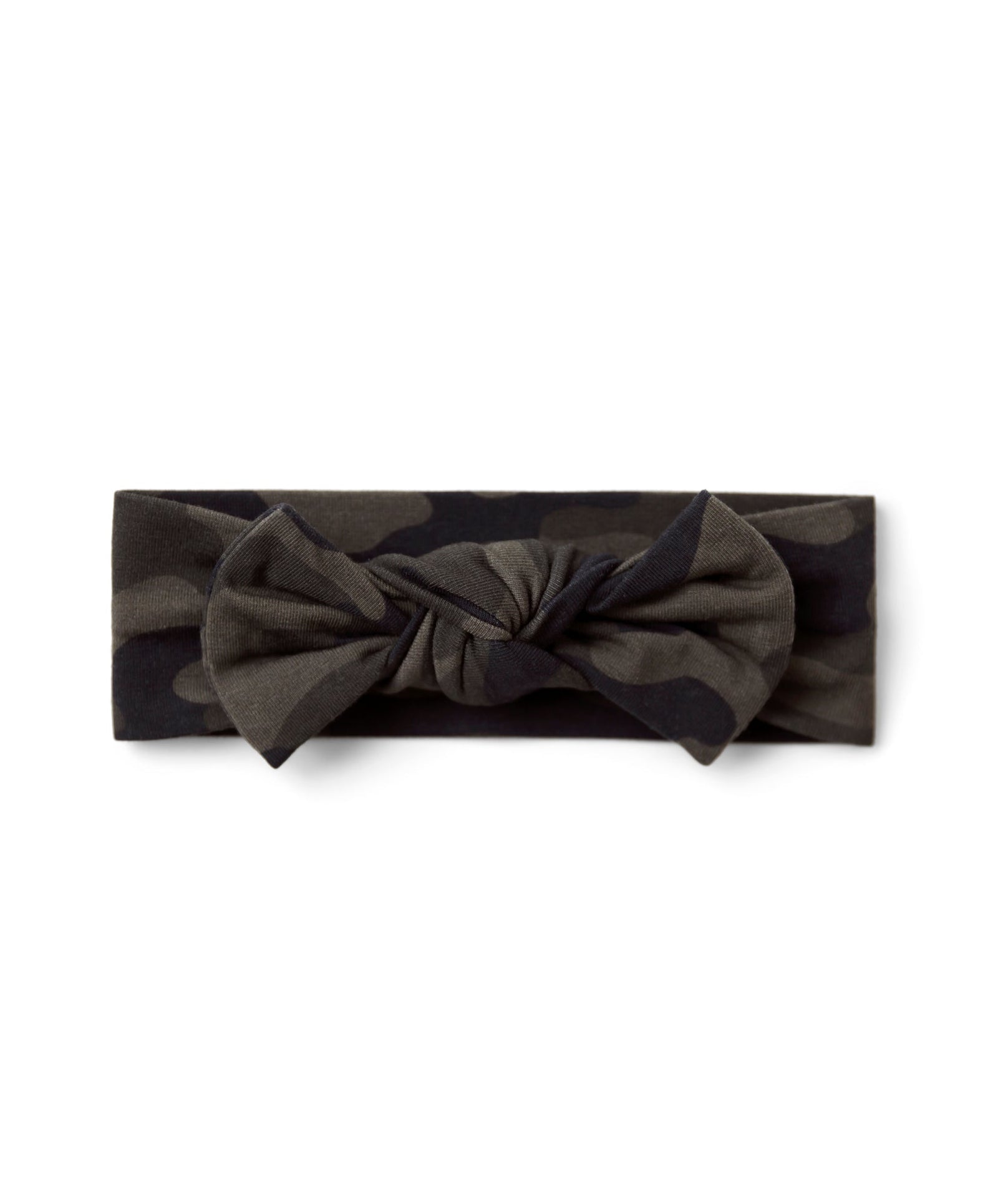 Dark Camo Headband Bow