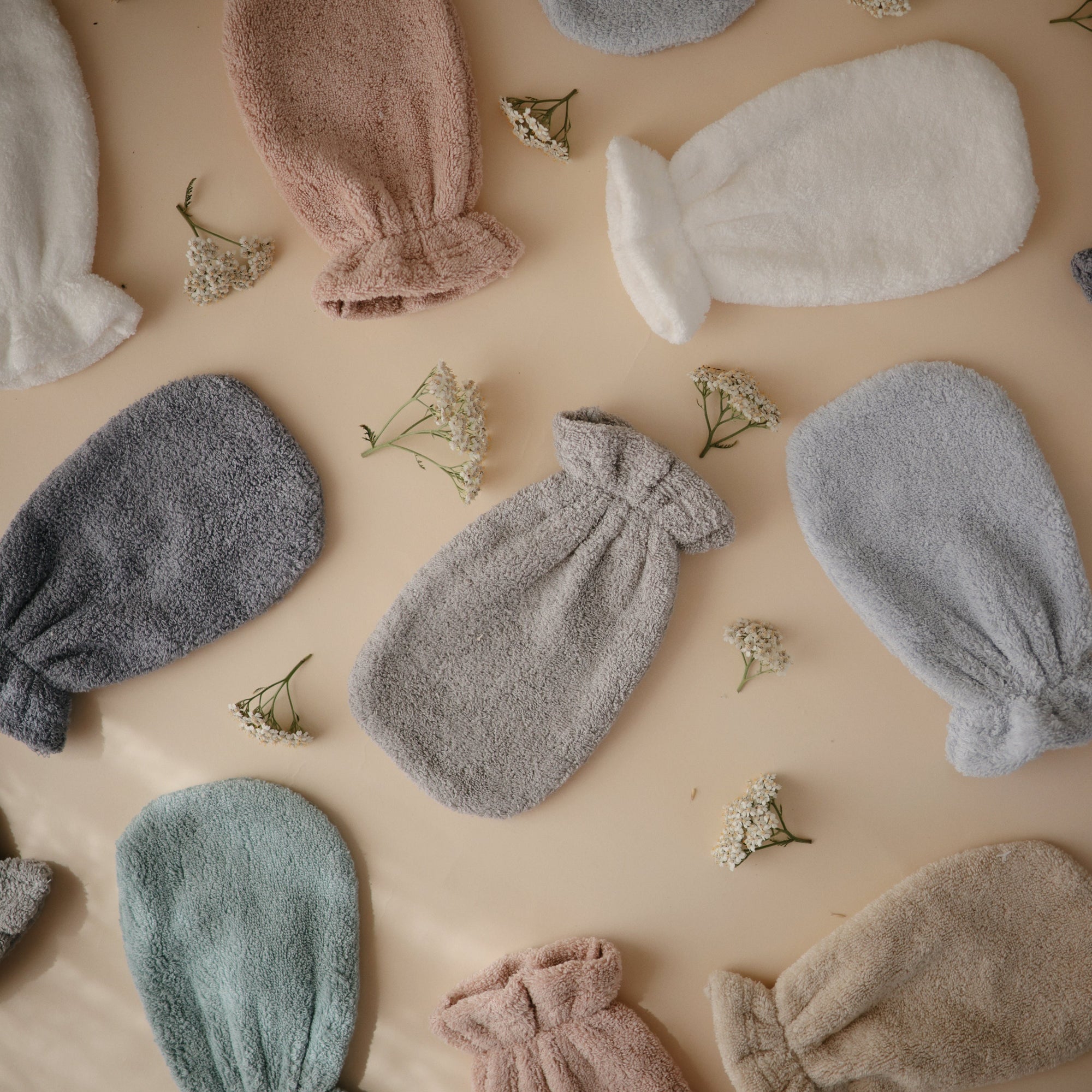Organic Cotton Baby Bath Mitt 2-Pack