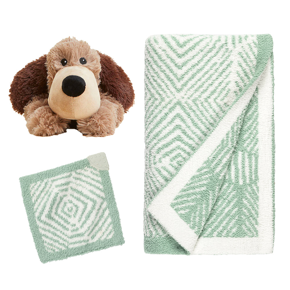 Cozy Gift Bundle: Zebra Geo in  gift box packaging