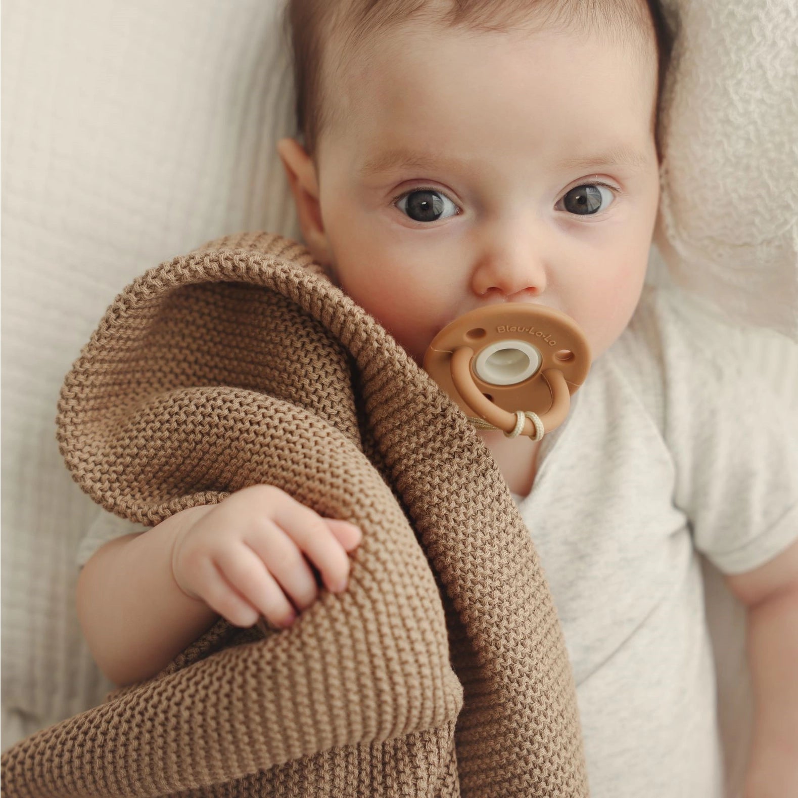 Organic Lux Cotton Swaddle Receiving Baby Blanket