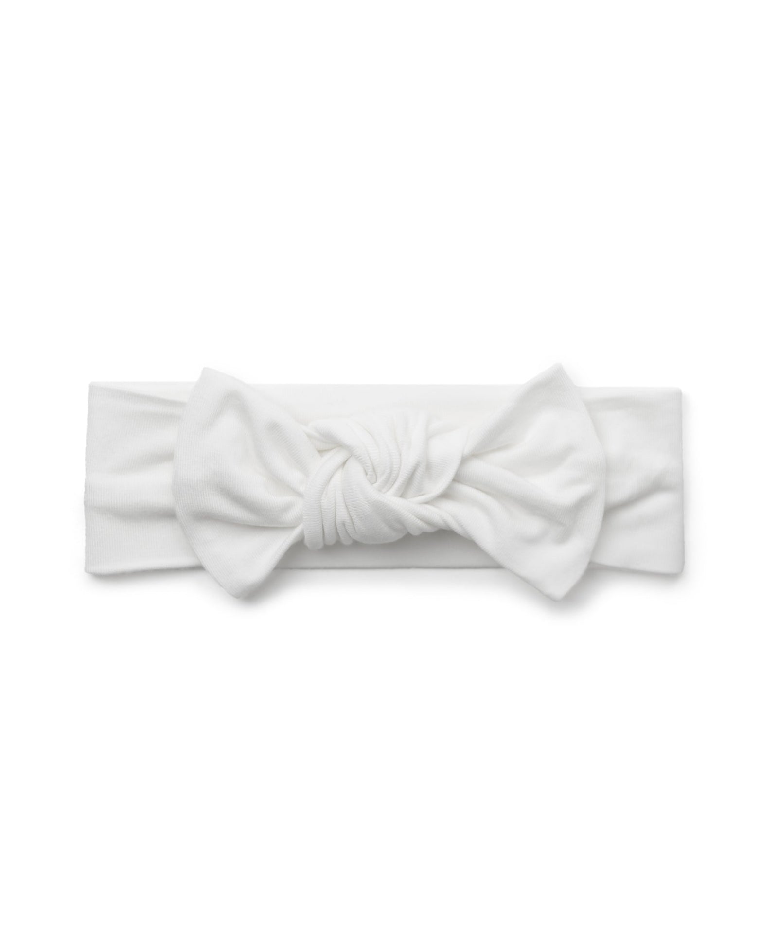 Ivory Headband Bow