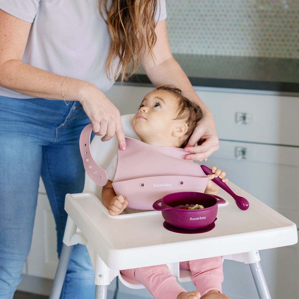 Foodie® Suction Bowls with Lid + Spoon: Assorted Colors