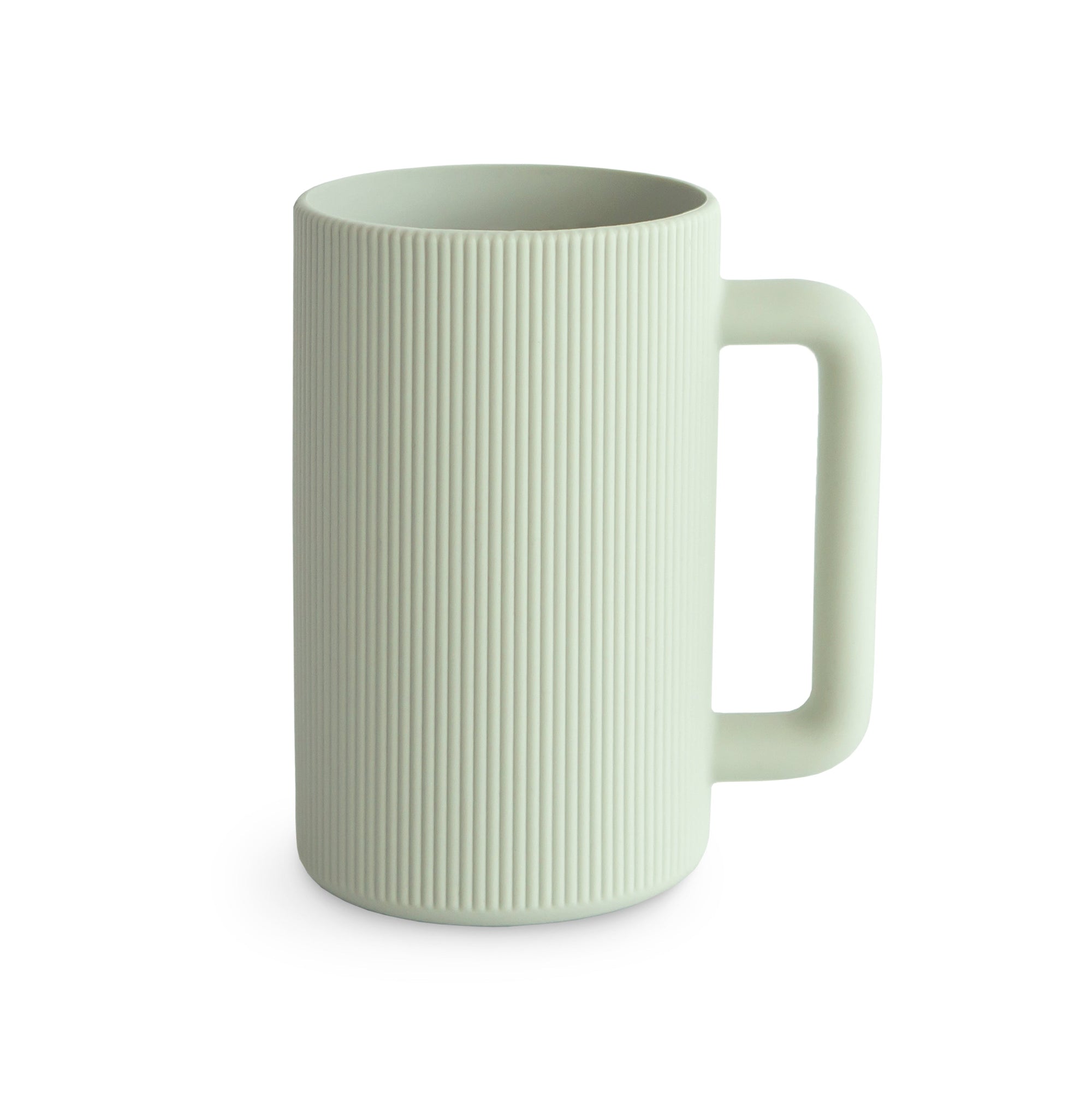 Fluted Modern Baby Bath Time Rinse Cup