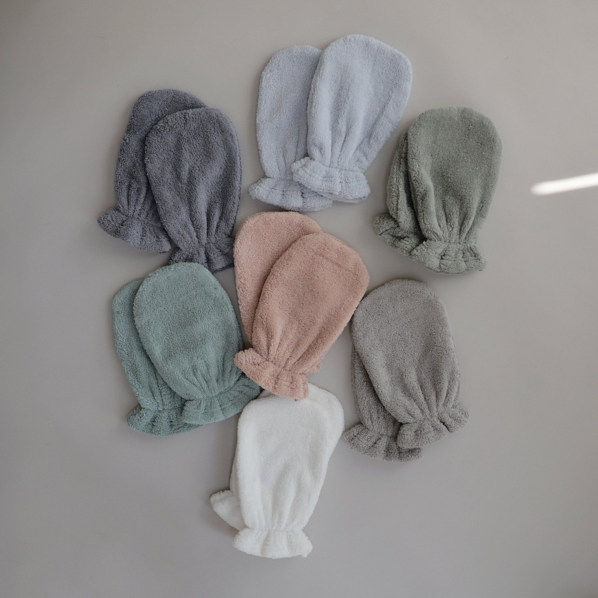 Organic Cotton Baby Bath Mitt 2-Pack