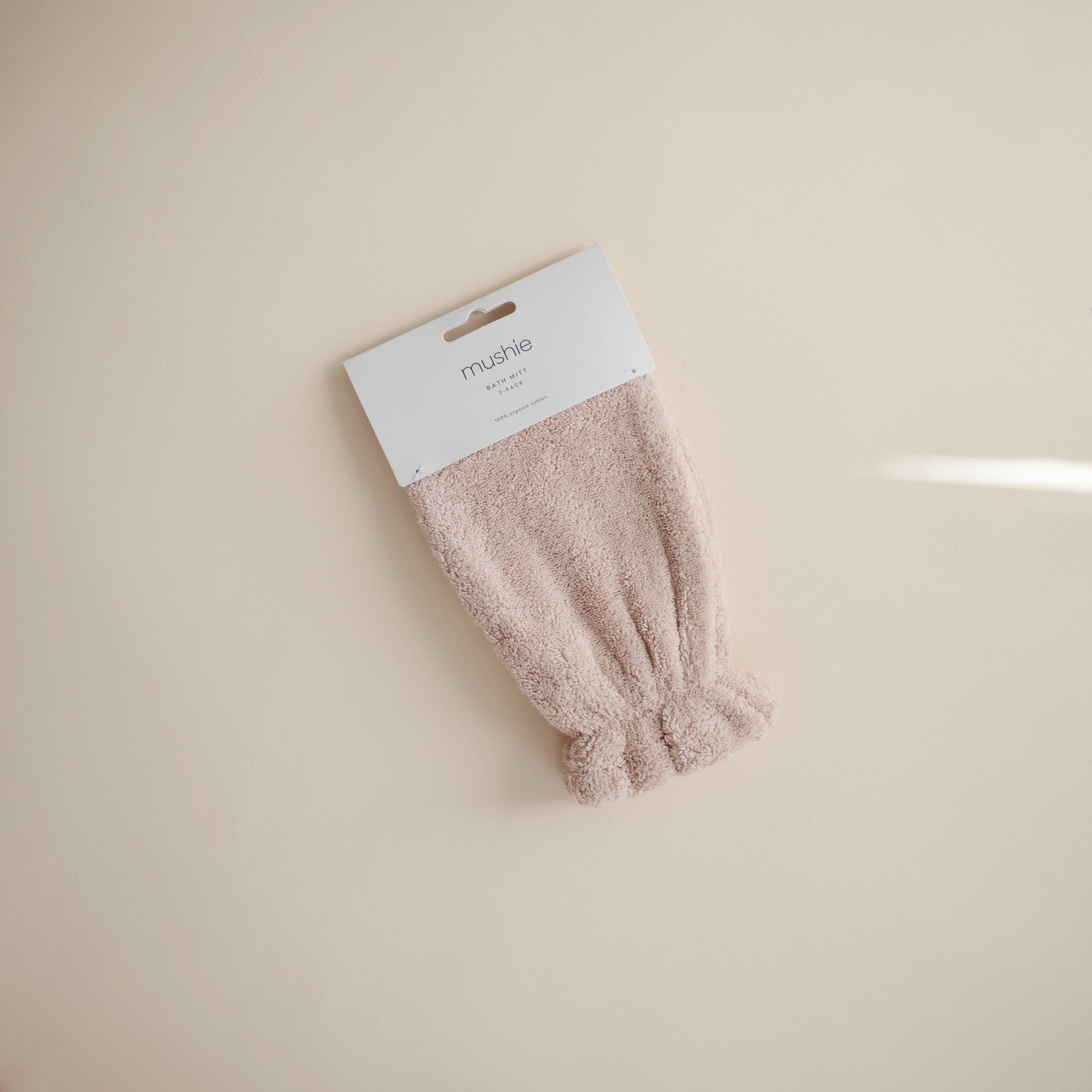 Organic Cotton Baby Bath Mitt 2-Pack