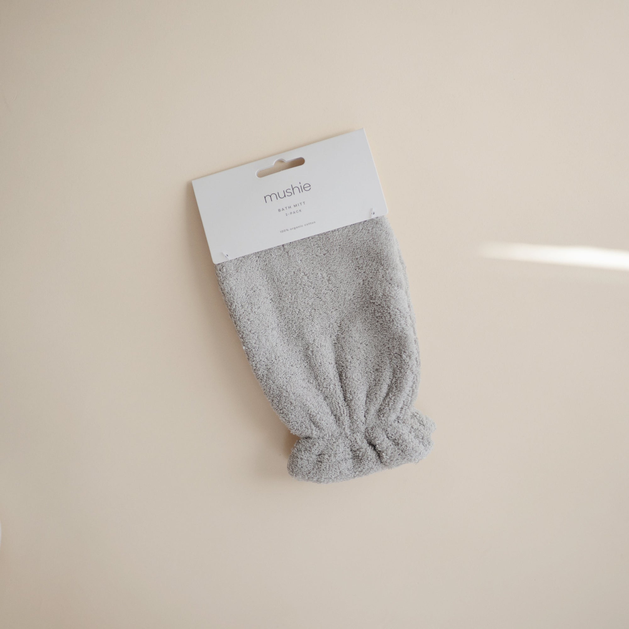 Organic Cotton Baby Bath Mitt 2-Pack