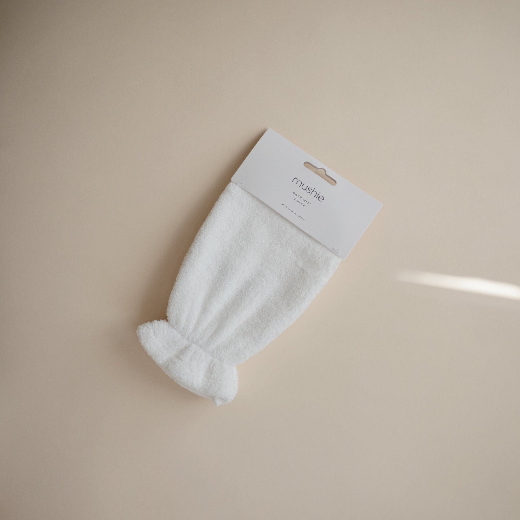 Organic Cotton Baby Bath Mitt 2-Pack