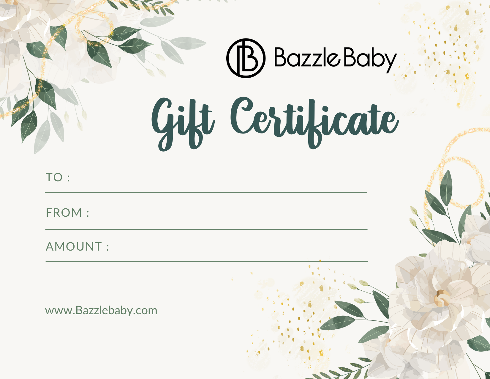 Bazzle Baby Gift Certificate