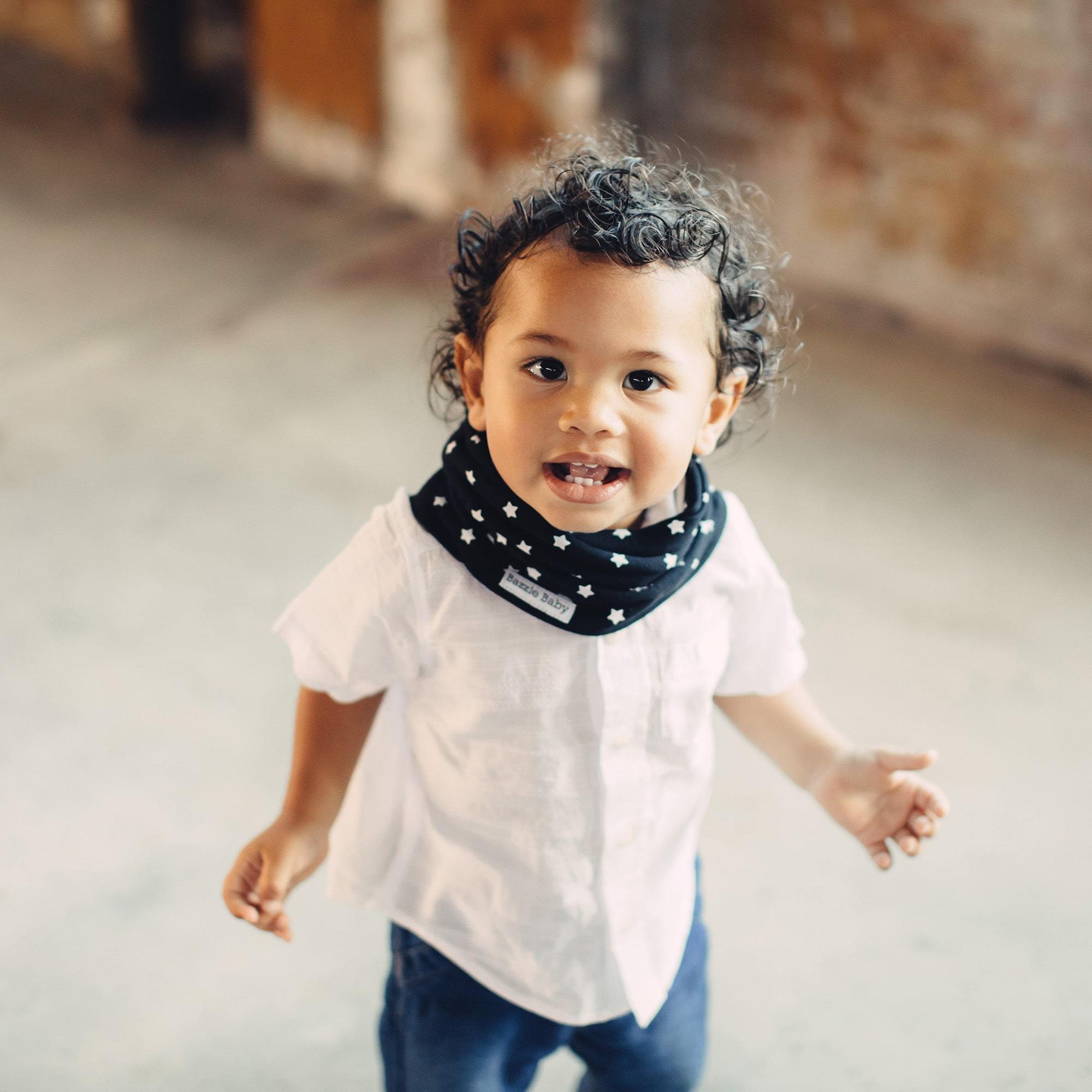 Baby infinity scarf drool bibs.