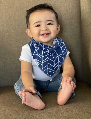 Noah Organic Bandana Bib 4-pack