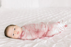Forever Swaddle + Hat Set: Pink Tie-Dye