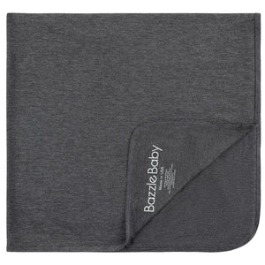 Forever Swaddle + Hat Set: Charcoal