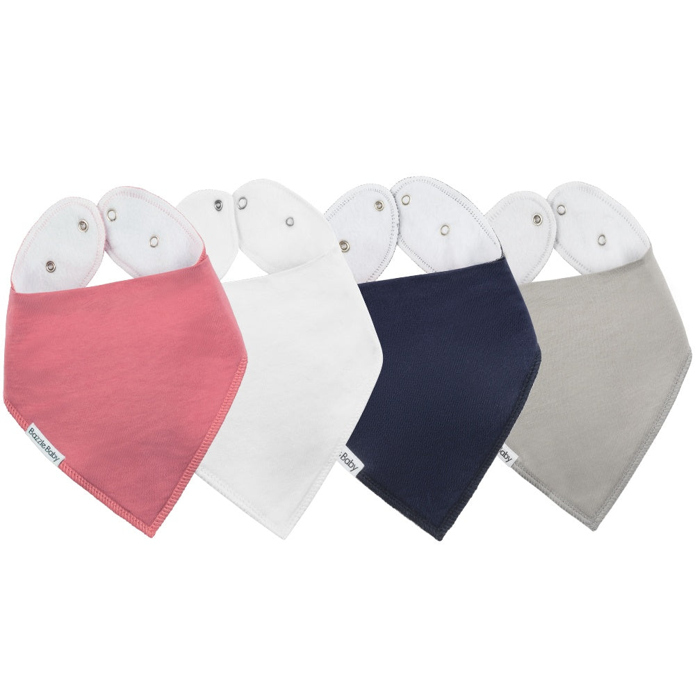 Hanna Organic Bandana Bib 4-Pack