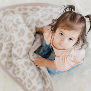 Hugga Blanket + Mini Hugga Lovie: Leopard