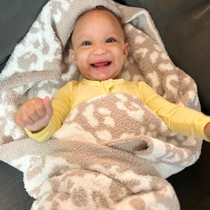 Hugga Blanket + Mini Hugga Lovie: Leopard