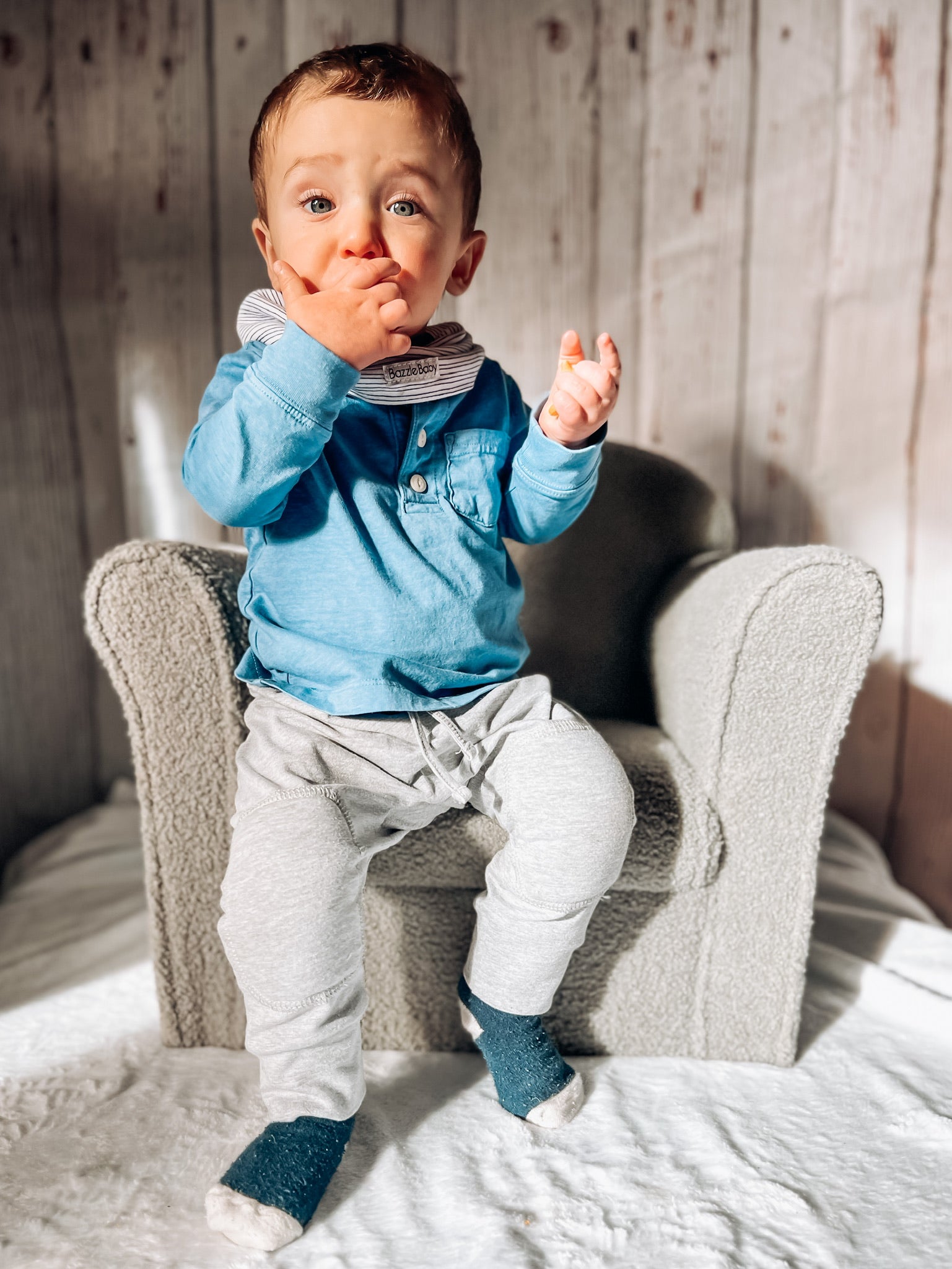 Modern Movers - Grey - size 9 to12mo