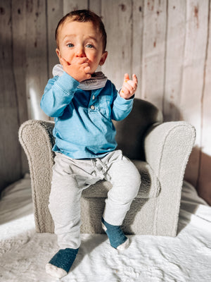 Modern Movers - Grey - size 9 to12mo