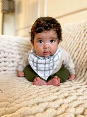 Noah Organic Bandana Bib 4-pack